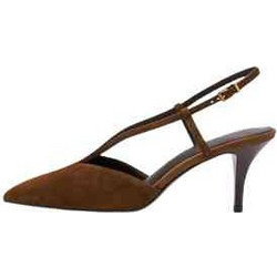 Tamaris Γόβες Slingback Δερμάτινες με Τακούνι Στιλέτο Καφέ 1-29620-46-305