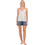 Secret Point Babydoll Καλοκαιρινό Σατέν Εκρού Μπλε 126-504