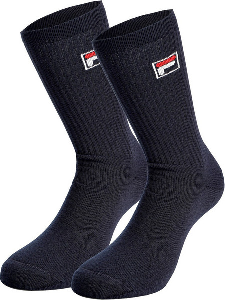 Fila Performance Ανδρικές Κάλτσες Ψηλές Μαύρες 2Pack F9020-321