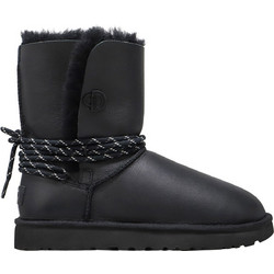 UGG Bailey Γυναικεία Μποτάκια Μαύρα με Γούνα 1176090-BLK