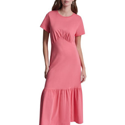DKNY Midi Καλοκαιρινό Βραδινό Φόρεμα Κοραλί DJ6D9175-AEF