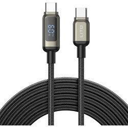 Lito LD15 Braided USB-C to USB-C 60W 1m Black
