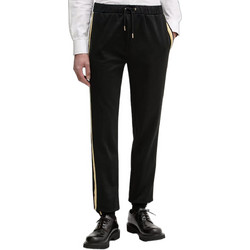 Fred Perry Ανδρικό Παντελόνι Φόρμας με Λάστιχο Μαύρο T2303-90A