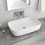 Karag LT 2143-P Επικαθήμενος Νιπτήρας Μπάνιου Πορσελάνης 60x39x14.5cm Λευκός