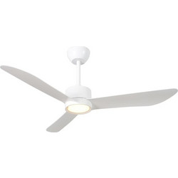 Eurolamp 300-25083 Ανεμιστήρας Οροφής 127cm 31W με Φως & Τηλεχειριστήριο Λευκός