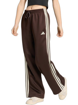 Adidas Sportswear Stadium 3-Stripes Γυναικείο Παντελόνι Φόρμας Καφέ KZ4648