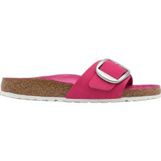 Birkenstock Madrid Big Buckle Δερμάτινα Γυναικεία Σανδάλια Ανατομικά Φούξια 1018723