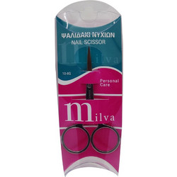 Milva 10-8G Ψαλιδάκι Νυχιών για Επωνύχια με Ίσια Μύτη