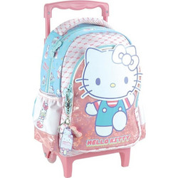 Gim Hello Kitty Cupcake Σχολική Τσάντα Τρόλεϊ Νηπιαγωγείου Πολύχρωμη 335-77072