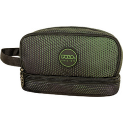 Polo Handle Κασετίνα Βαρελάκι με 3 Θήκες Μαύρη Πράσινη 937015-8418