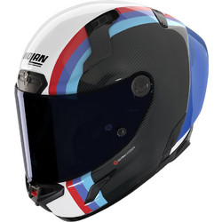 Nolan X-804 RS Ultra Carbon Gemini 365 Black White Κράνος Μηχανής Full Face 1420gr