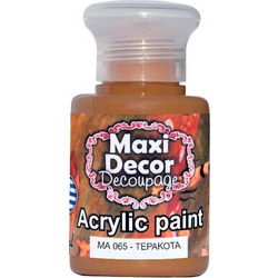 Maxi Decor 065 Teracotta Ακρυλικό Χρώμα Ζωγραφικής 60ml