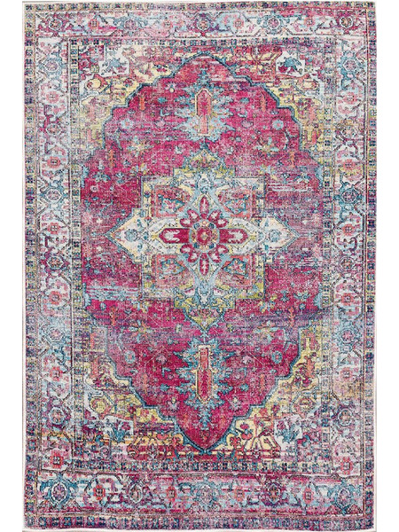 Conceptum WOOSONIL114 Χαλί Ορθογώνιο Βαμβακερό 160x230cm Fuchsia Multi