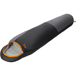 NILS Camp NC1705 Sleeping Bag Μονό Γκρι Πορτοκαλί 15-04-134