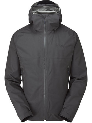 Rab Ανδρικό Μπουφάν Χειμωνιάτικο Softshell Ανθρακί QWH-59-GRH