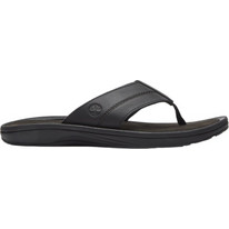 Timberland Δερμάτινες Ανδρικές Σαγιονάρες Μαύρες TB0A2R4EENR