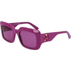 Longchamp LO753S-500 Γυναικεία Γυαλιά Ηλίου Τετράγωνα Κοκάλινα Ροζ με Ροζ Φακό