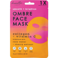 Danielle Ombre Collagen & Vitamin C Sheet Μάσκα Προσώπου για Ενυδάτωση με Κολλαγόνο 1τμχ