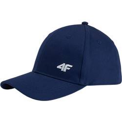 4F Καπέλο Jockey Υφασμάτινο Navy Μπλε 4FWSS26ACABU552-31S