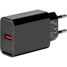 Obal:Me 18W1U Φορτιστής χωρίς Καλώδιο με Θύρα USB-A 18W Black