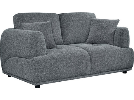 HomeMarkt Structo Διθέσιος Καναπές Γκρι 168x94x88cm HM3330.01