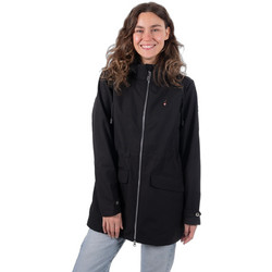 Aulp Ciela Γυναικείο Μπουφάν Χειμωνιάτικο Softshell Μακρύ Αδιάβροχο Αντιανεμικό Μαύρο CIELABLF38