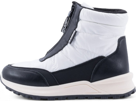 Love4shoes Γυναικεία Μποτάκια Αστραγάλου Δερμάτινα Λευκά 954750