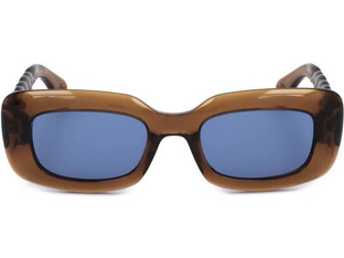 Lanvin LNV629S 208 Γυναικεία Γυαλιά Ηλίου Ορθογώνια Κοκάλινα Καφέ με Μαύρο Φακό
