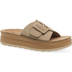 Parex Γυναικεία Σανδάλια Suede Ανατομικά Εκρού 11533072
