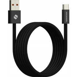 Spacecase CL07 Magnetic Braided USB-A to USB-C 32W 1m Black