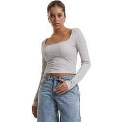 Urban Classics Γυναικείο Χειμερινό Crop Top Εκρού TB6996-02903