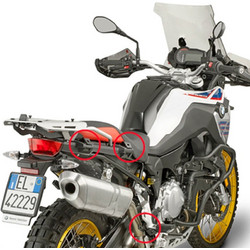 Givi PLR5127 Πλαϊνές Βάσεις Αποσκευών Μηχανής Monokey για BMW F850 GS '21-'22