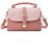 Pierre Loues Γυναικείο Τσαντάκι Χειρός από Δερματίνη Ροζ 514-55