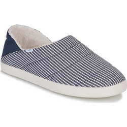 Toms EZRA Χειμερινές Ανδρικές Παντόφλες Κλειστές με Γούνα Navy Μπλε 10018751