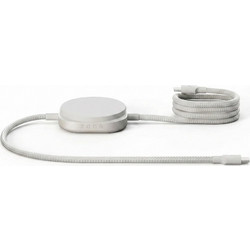 ZENS ZECC05W Ασύρματος Φορτιστής Qi2 Pad με Καλώδιο USB-C 20W Power Delivery White