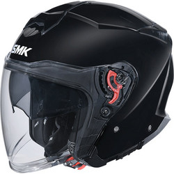 SMK GTJ Solid Matt Black Κράνος Μηχανής Jet