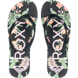 Roxy Tahiti Γυναικείες Σαγιονάρες Μαύρες ARJL100869-BL0