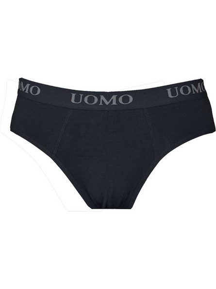 Uomo Ανδρικό Σλιπ Βαμβακερό Μαύρο