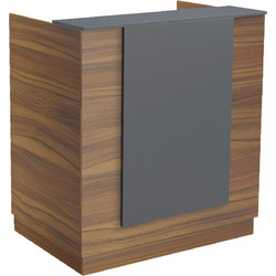 HomeMarkt Karmen Γραφείο Reception Ξύλινο 100x70x110cm HM2155.03