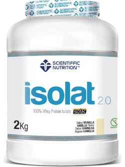 Scientiffic Nutrition Isolat 2.0 Vanilla Πρωτεΐνη Ορού Γάλακτος Γράμμωσης 2kg