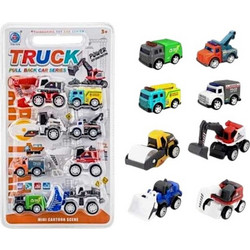 Tradesor Σετ Αυτοκινητάκια Pull Back 8τμχ 233158