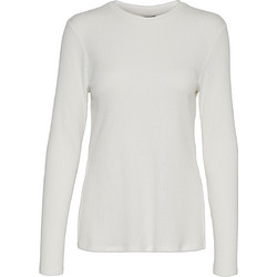 Vero Moda Γυναικείο Χειμερινό Top Ριπ Λευκό 10270092