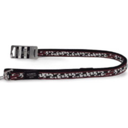 Rogz Armed Response Λουρί Σκύλου 1.4m x 20mm Μαύρο Λευκό