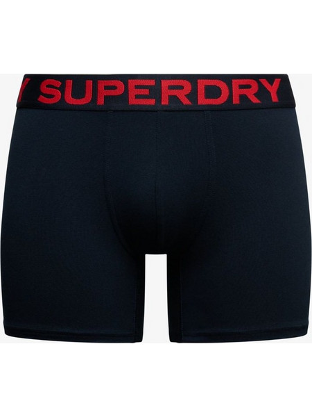 Superdry Ανδρικά Μποξεράκια Σετ 3Pack Navy Μπλε M3110476A-ENV