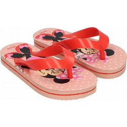 Cerda Minnie Mouse Παιδικές Σαγιονάρες για Κορίτσι Σομόν Κόκκινες 2300007263