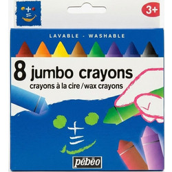 Pebeo Jumbo Κηρομπογιές Σετ 8τμχ