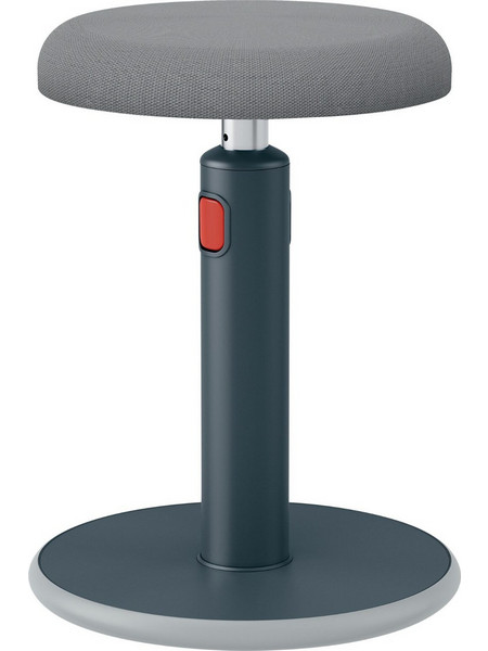 Leitz Stand Cosy Σκαμπό Γραφείου Παιδικό Γκρι Μαύρο 114627