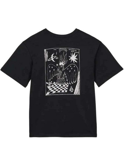 Volcom Παιδικό T-Shirt Κοντομάνικο Μαύρο C3512619-BLK