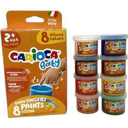 Carioca Baby Σετ Δακτυλομπογιές 8x50ml 10343174