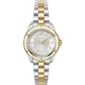 Hugo Boss Sage Aqua Γυναικείο Ρολόι με Ασημί Χρυσό Μεταλλικό Μπρασελέ 1502848